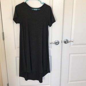 Lularoe Carly, charcoal gray